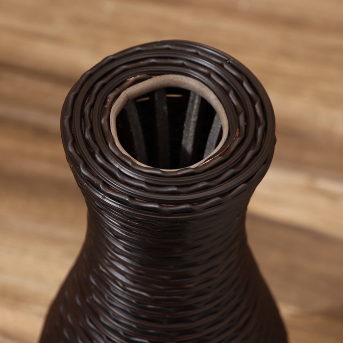 Ваза плетёная, напольная 14х14х41 см (+/- 2 см.) Ваза плетёная, напольная 14х14х41 см (+/- 2 см.)