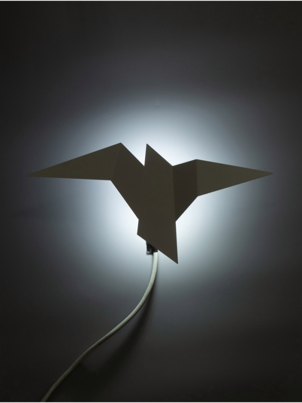 Светильник Crow 1х10Вт GU10 белый 35х18х10см