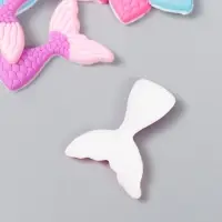 Декор для творчества резина "Хвост русалки" набор 15 шт 3,5х2,7 см