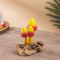 Сувенир "Грибочки" дерево, 14х8х15 см, цв. красно-желтый