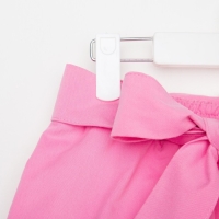 Шорты для девочки с поясом KAFTAN, размер 32 (110-116), цвет ярко-розовый Шорты для девочки с поясом KAFTAN, размер 32 (110-116), цвет ярко-розовый