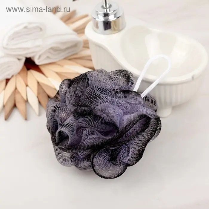 Мочалка для тела Доляна &laquo;Шар&raquo;, 15 г, МИКС