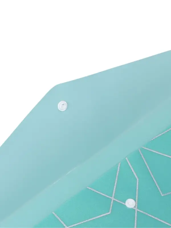 Папка-конверт на кнопке формат А4 180мкр блестящая МИКС Стиль  (штрихкод на штуке)