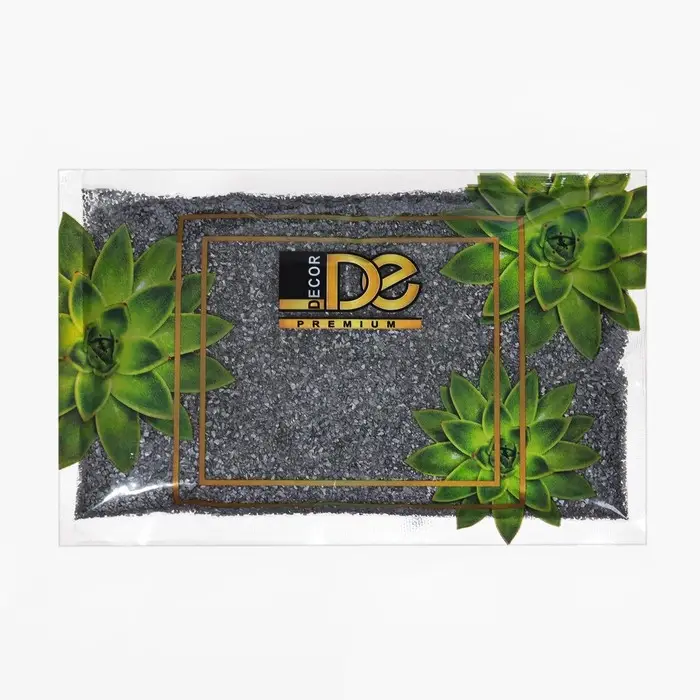 Грунт &laquo;Серебристый металлик&raquo; декоративный песок кварцевый, 250 г фр. 0.5-1 мм