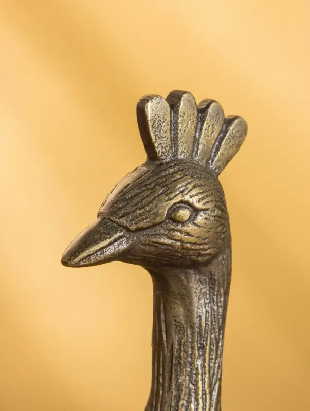 Сувенир &laquo;Павлин&raquo;, 28&times;12&times;21 см, алюминий