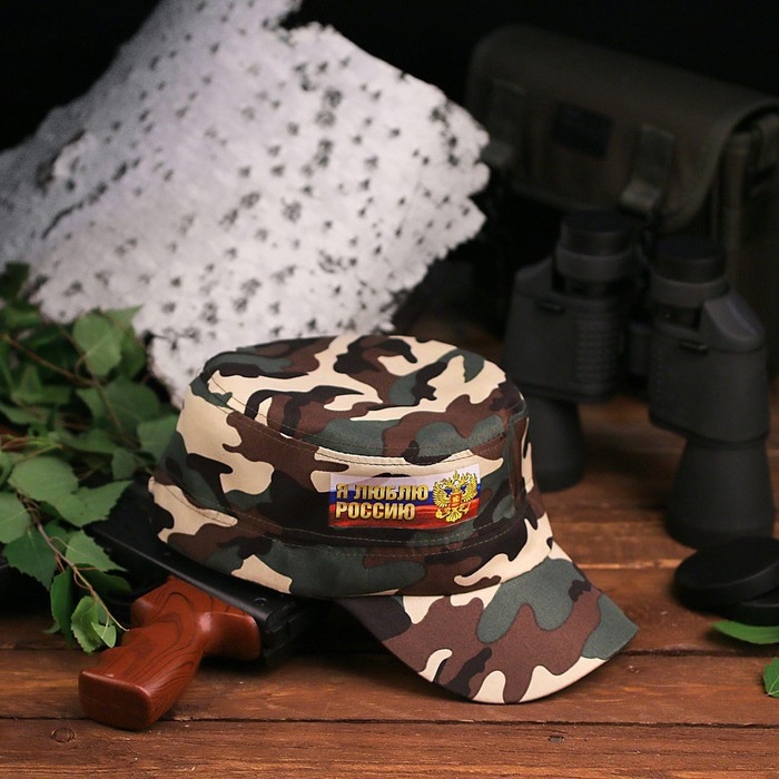 Кепка взрослая &laquo;Я люблю Россию&raquo;