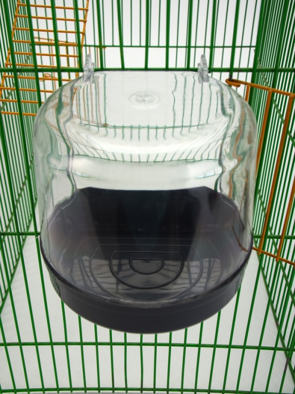 Купалка для птиц, внешняя 12 х 9 х 11 см, серая Купалка для птиц, внешняя 12 х 9 х 11 см, серая