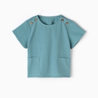 Футболка детская MINAKU, рост 74-80 см, голубая Футболка детская MINAKU, рост 74-80 см, голубая