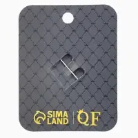 Брошь "Ласточки", цвет белый в серебре