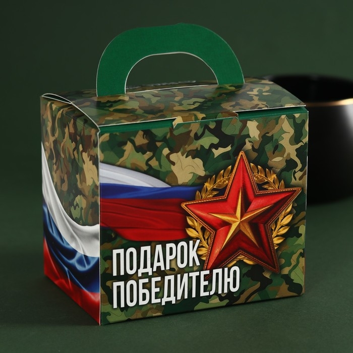 Набор &laquo;Подарок победителю&raquo;: кофе молотый со вкусом: амаретто 30 г., кружка 300 мл