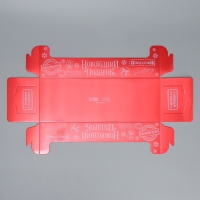 Коробка для кондитерских изделий с пластиковой крышкой &laquo;Новогодний подарок&raquo;, 30 х 8 х 11 см, Новый год