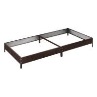 Грядка оцинкованная, компакт, 200 &times; 100 &times; 15 см, коричневая, Greengo