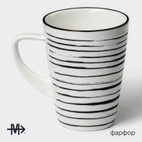 Кружка фарфоровая Magistro Hypnose, 350 мл