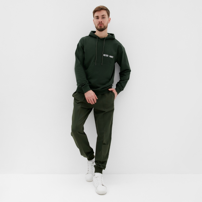 Толстовка мужская DIROMM размер 50, цвет зеленый Толстовка мужская DIROMM размер 50, цвет зеленый