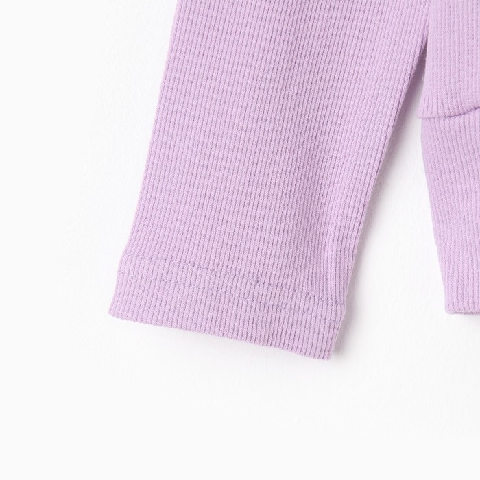 Костюм для девочки (свитшот, брюки) MINAKU, лиловый, рост 116 см