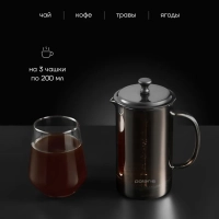 Френч-пресс Заварочный чайник Graphit-600FP, 600 мл