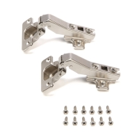 Петля мебельная накладная 45 градусов ТУНДРА ПМ1, без доводчика, 4 шт