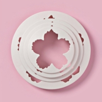 Набор выемок кондитерских для марципана и теста Доляна &laquo;Пионы&raquo;, 4 шт, d=8,5/10 /11,5/14,5 см