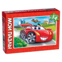 Пазл детский &laquo;Крутые гонки №6&raquo;, 54 элемента