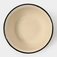 Миска 1л (слоновая)Без декора