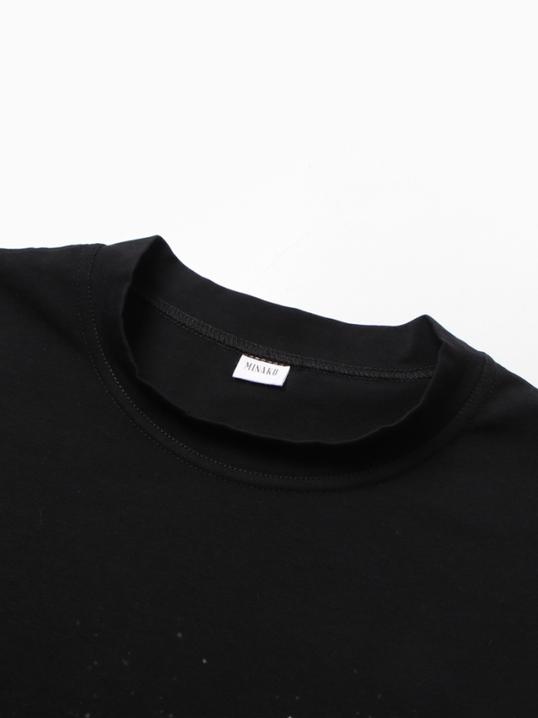 Футболка мужская MINAKU: STARS, цвет черный, р-р 46