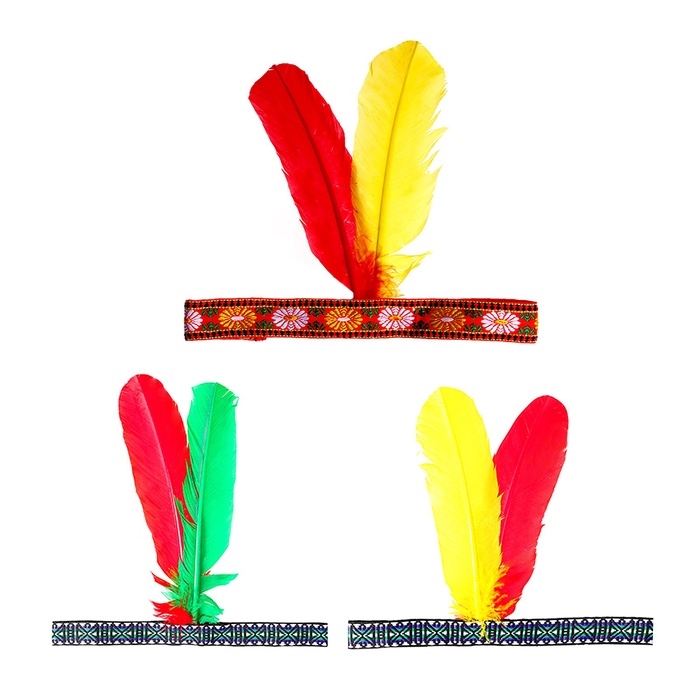 Карнавальная повязка &laquo;Индеец&raquo;, цвета МИКС