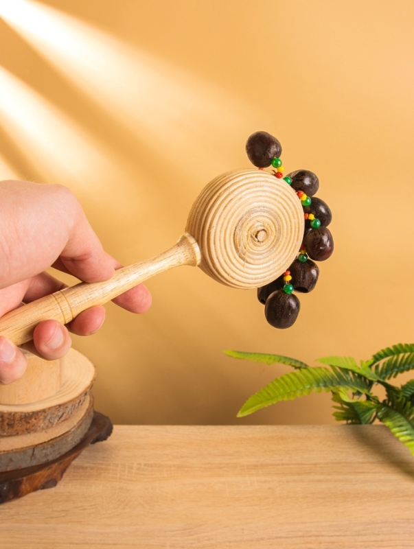 Сувенирный музыкальный инструмент &laquo;Маракас&raquo;, 11&times;3&times;23 см