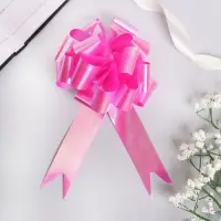 Бант - шар №3 перламутровый, розовый