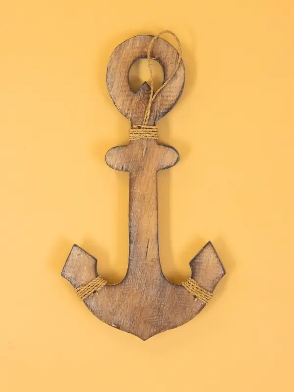 Декор интерьерный &laquo;Якорь&raquo;, 15&times;2&times;28 см, дерево