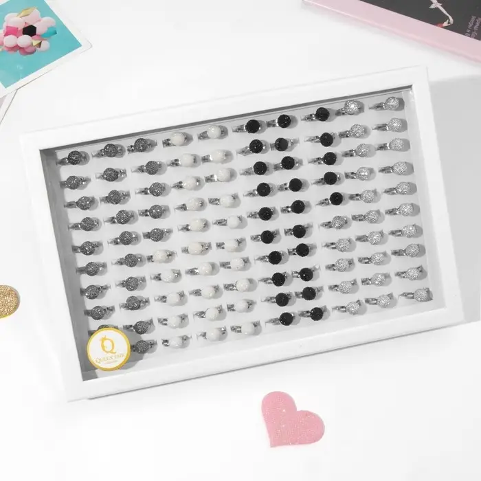 Кольцо молодёжное &laquo;Шарик&raquo;, безразмерное, цвет МИКС