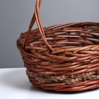 Набор корзин плетёных, овальные 3 шт. L: 36×29 см, Н 13 см, Н с ручкой 37 см.M: 30×24/ 11H/ 30THS: 25×19/ 9H Набор корзин плетёных, овальные 3 шт. L: 36×29 см, Н 13 см, Н с ручкой 37 см.M: 30×24/ 11H/ 30THS: 25×19/ 9H