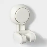 Держатель для душевой лейки на присоске, 6,8&times;5,5&times;12 см, цвет белый