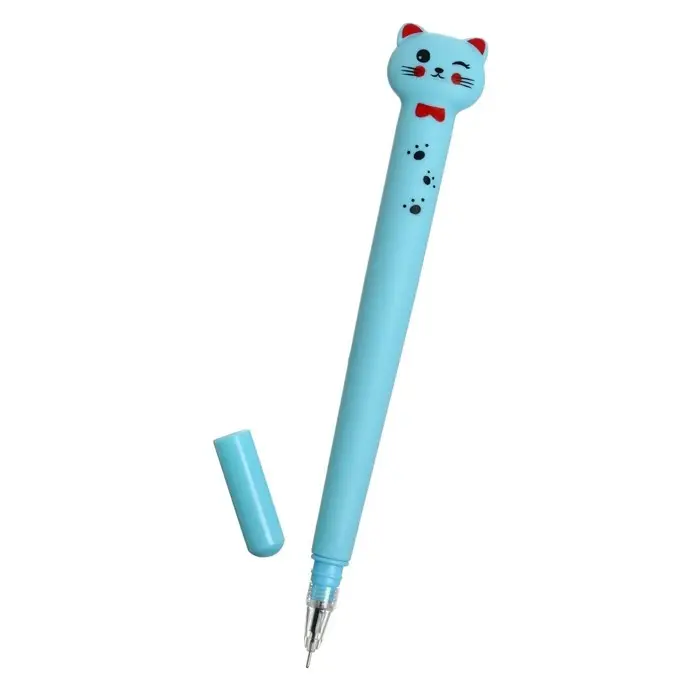 Ручка гелевая - прикол, цвет МИКС &laquo;Котик&raquo;