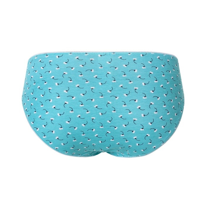 Трусы женские слипы &laquo;Цветы&raquo;, цвет зелёный, размер 46/M