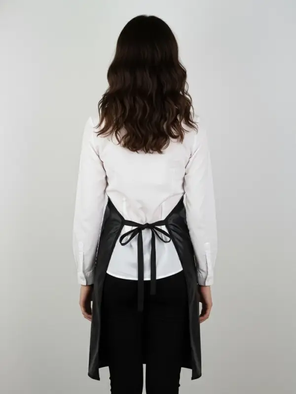 Фартук парикмахерский, одностронний, 3 кармана, чёрный