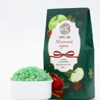 Соль для ванны, аромат яблочный пунш, 200 г, URAL LAB
