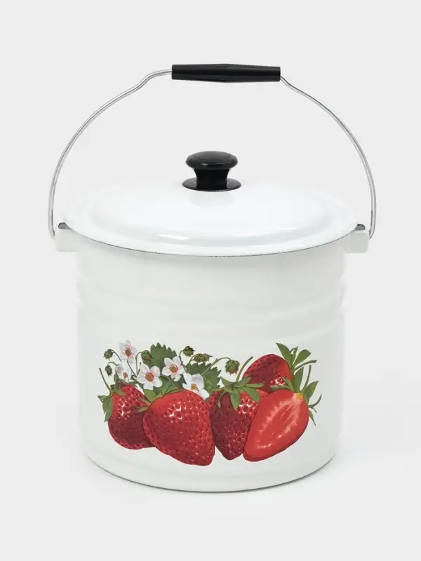 Ведро ц/шт с/кр 10л (белая)СА