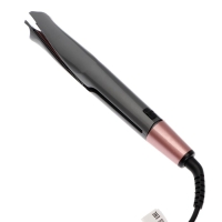 Плойка Luazon LW-21, 40 вт, керамическое покрытие, d=35mm, до 230&deg;C, серо-розовая