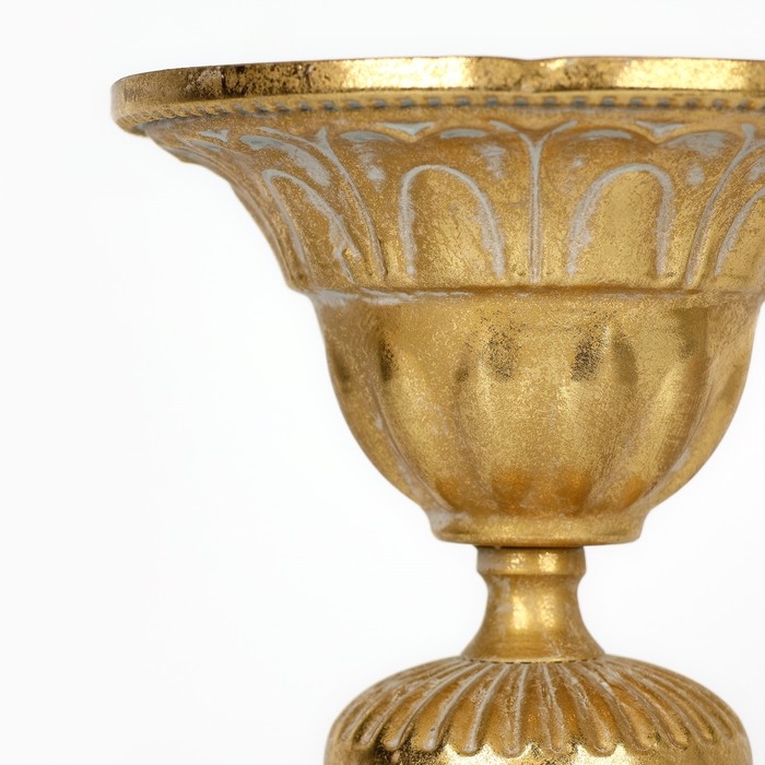 Подсвечник металл «Ярусы» для одной свечи 16 х 16 х 25 см Подсвечник металл «Ярусы» для одной свечи 16 х 16 х 25 см