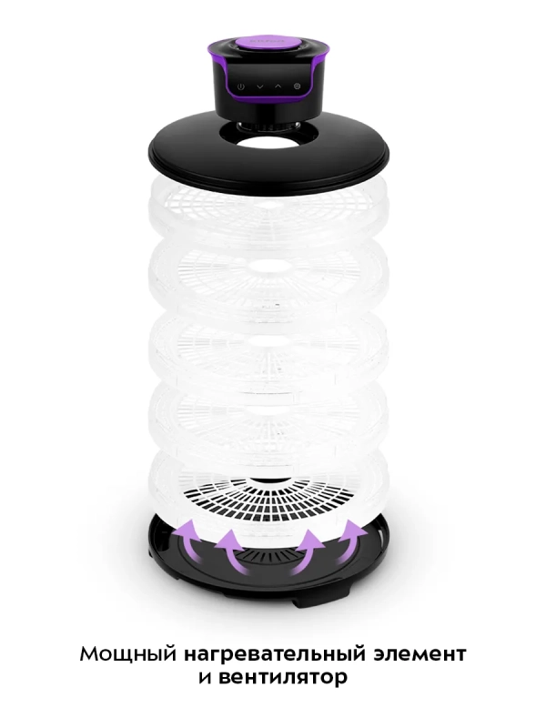 Сушилка электрическая для овощей и фруктов КТ-1996 - 245 Вт