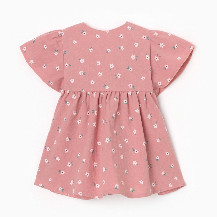 Платье детское Крошка Я Платье детское Крошка Я "Цветы", р. 68-74, розовый