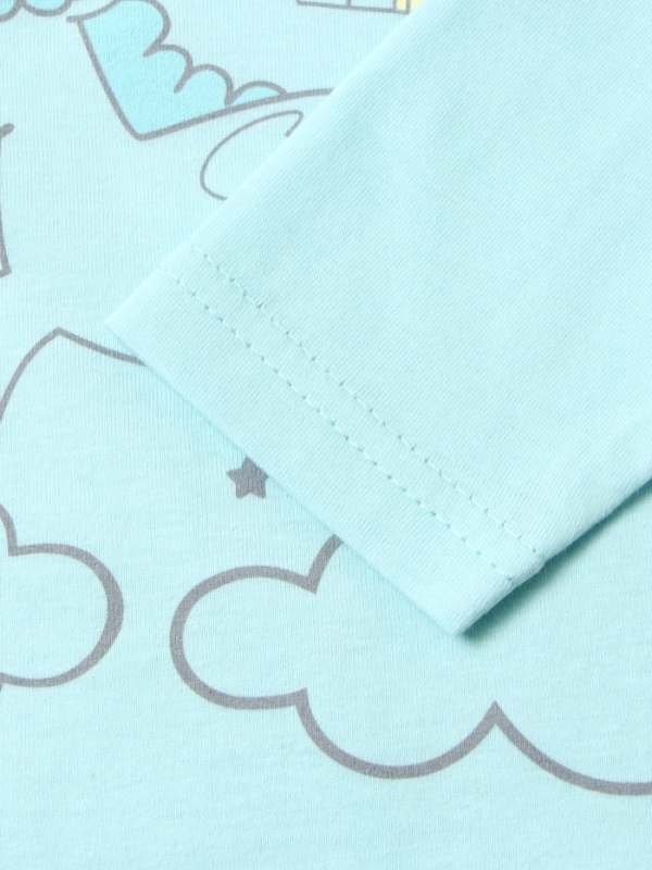 Лонгслив для девочки, цвет мятный, рост 104 см