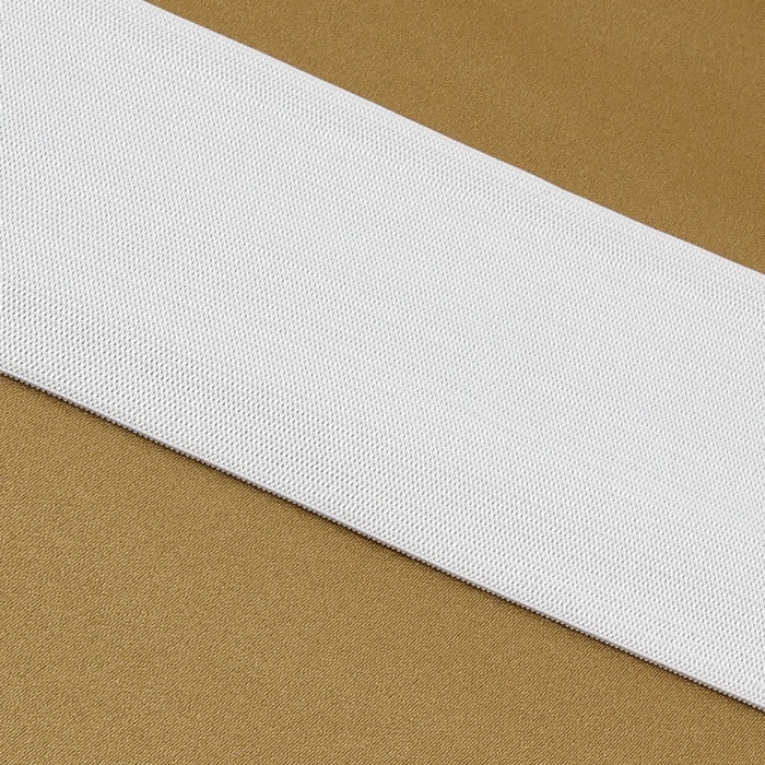 Резинка вязаная, 70 мм, 40 &plusmn; 2 м, цвет белый