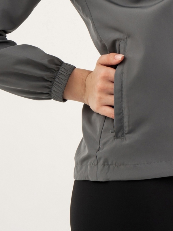 Ветровка женская Resport, р. 48, цвет серый, спортивная Ветровка женская Resport, р. 48, цвет серый, спортивная
