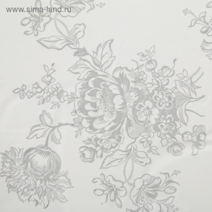 Скатерть без основы многоразовая «Гжель», 120×180 см, цвет серебряный Скатерть без основы многоразовая «Гжель», 120×180 см, цвет серебряный