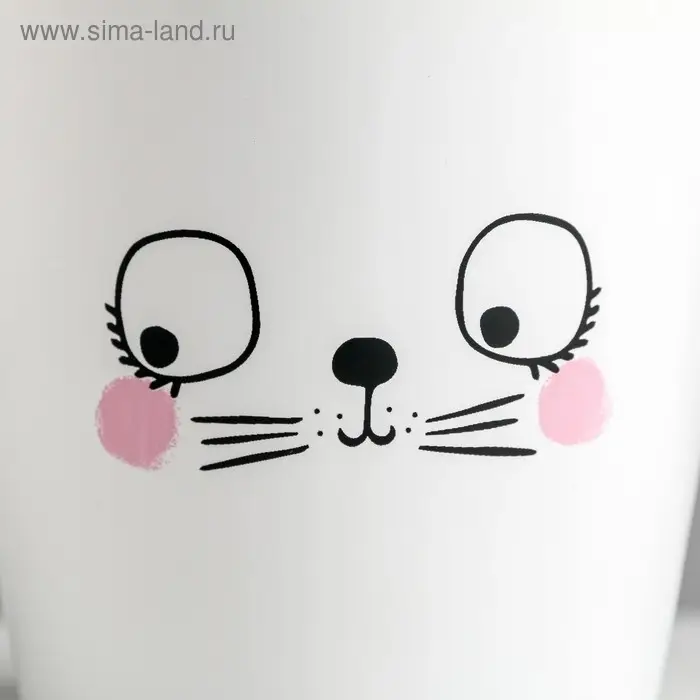 Горшок для цветов, кашпо &laquo;Мордочка&raquo;, 0,8 л, 11 х 12 см