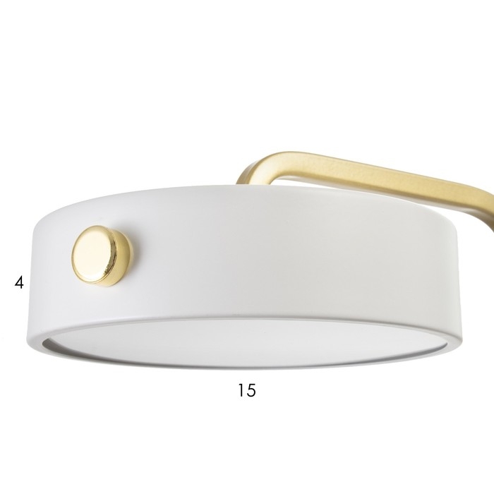 Бра с выключателем "Пиатти" LED 12Вт 4000К белый 15х26х16см