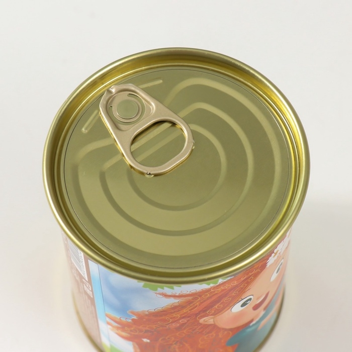 Подарочные носки в банке &laquo;Самые чистые носки&raquo;, (внутри ароматизированные носки женские, цвет белый), карамель