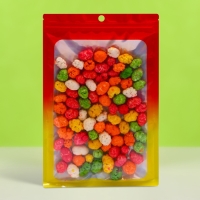 Пакет Зип-лок с окном, с еврослотом, огонь, 16 х 24 см  набор 20шт    10664547