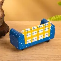 Сувенир дерево "Кресло" цв. жёлто-синий, 10х4х5,5 см